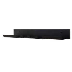 modern shelf with hook black