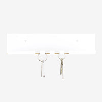 modern key hook white