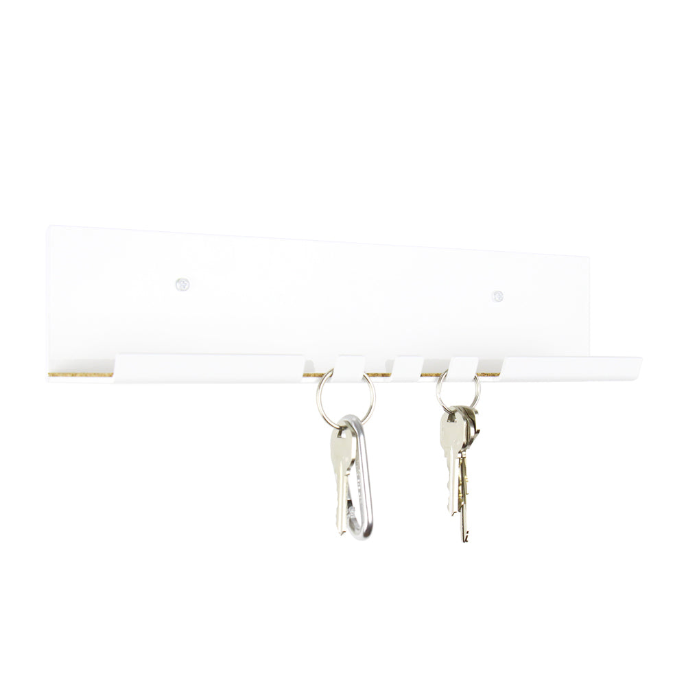 modern key hook white
