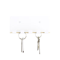 modern key hook white