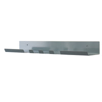 modern shelf with hook grey