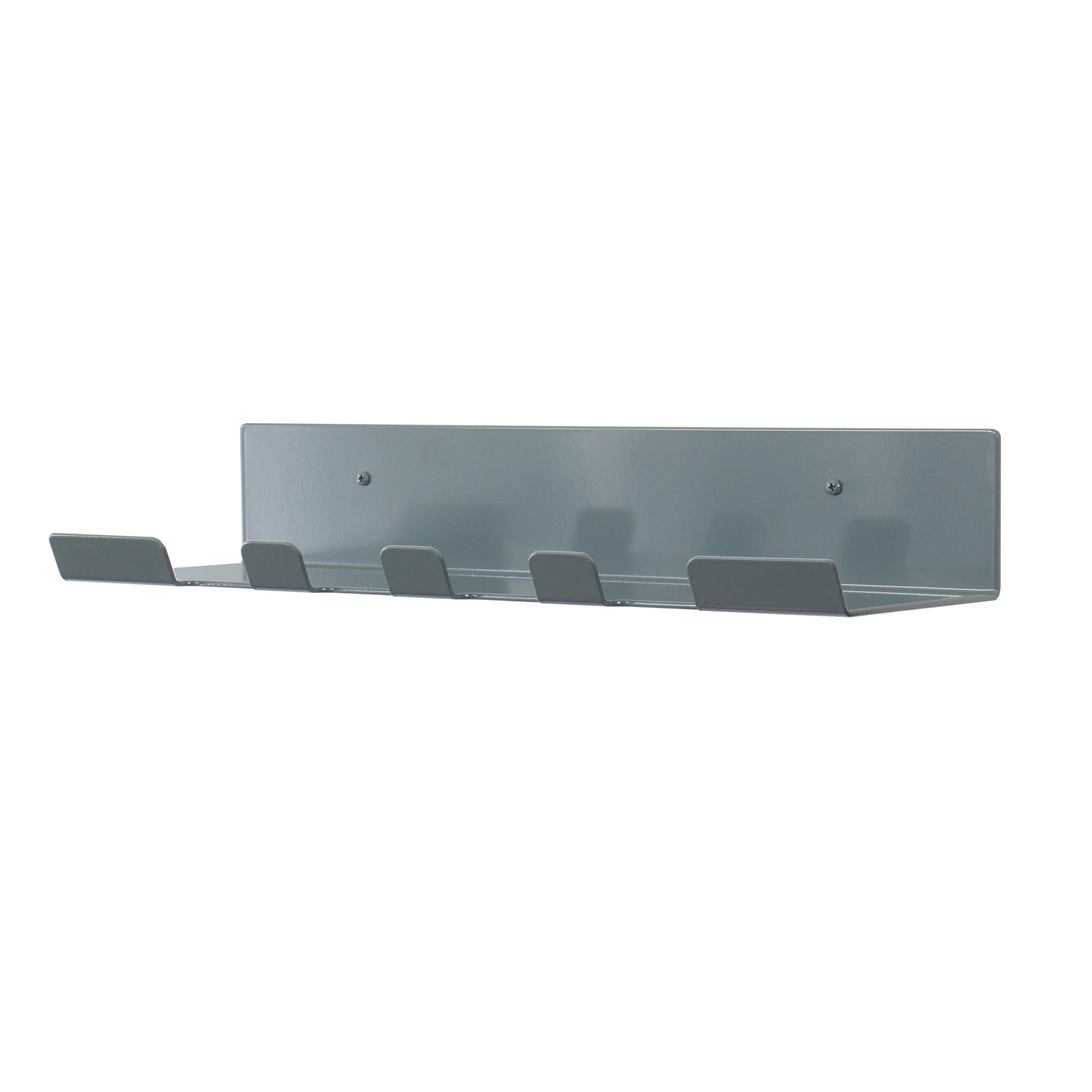 modern shelf with hook grey