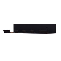 modern shelf with hook black