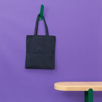 merkled modern bag hook emerald green