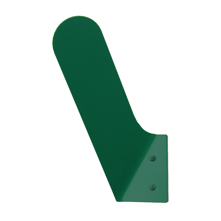 merkled modern wall hook emerald green