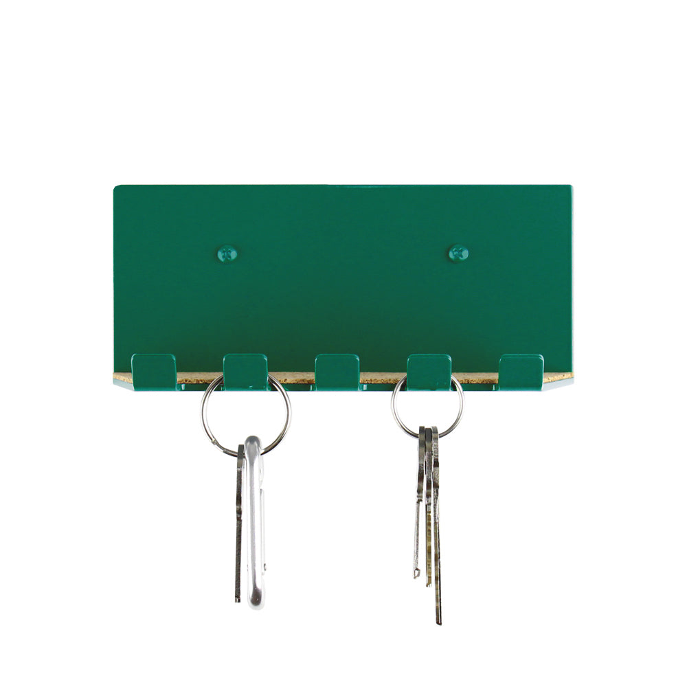 modern key hook emerald