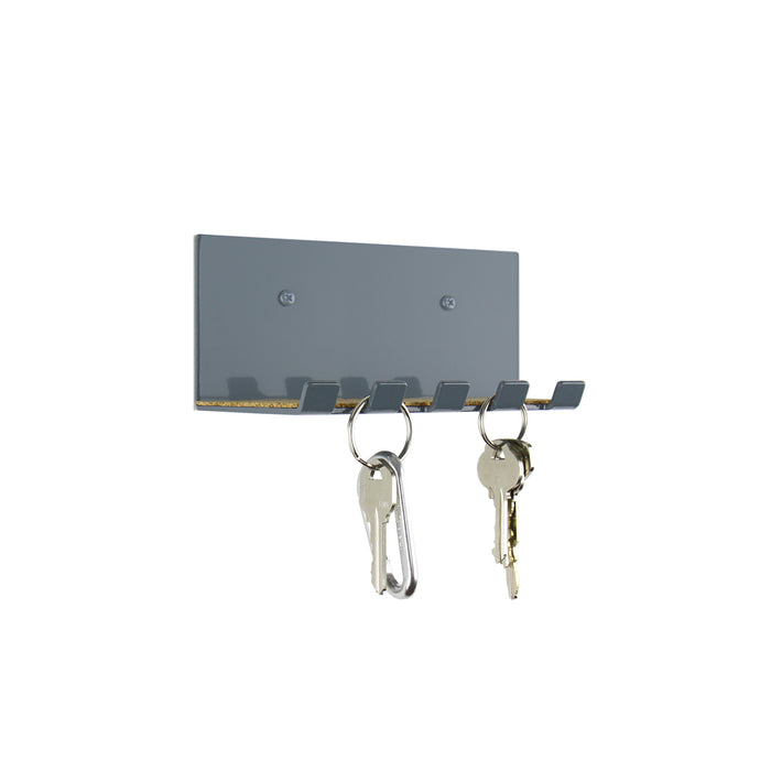 modern key hook grey