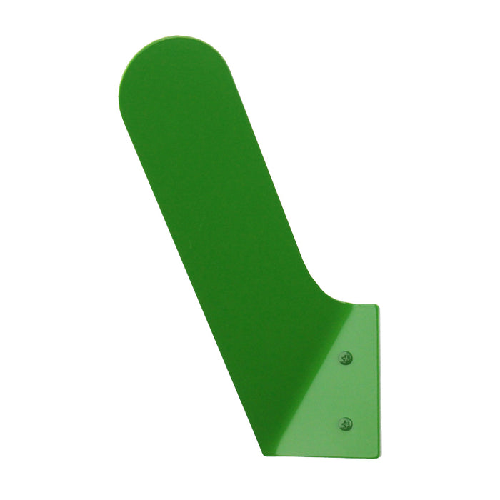 merkled modern wall hook green