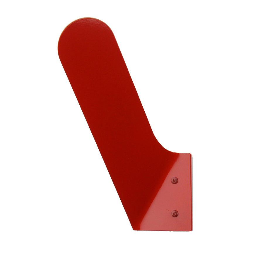 merkled modern wall hook red