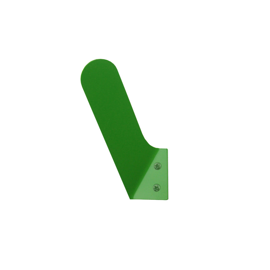 merkled modern wall hook green