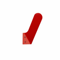 merkled modern wall hook red