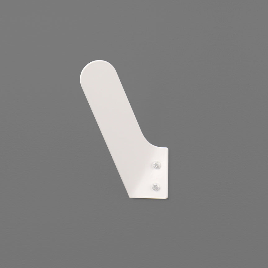 merkled modern wall hook white