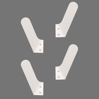 merkled modern wall hook white