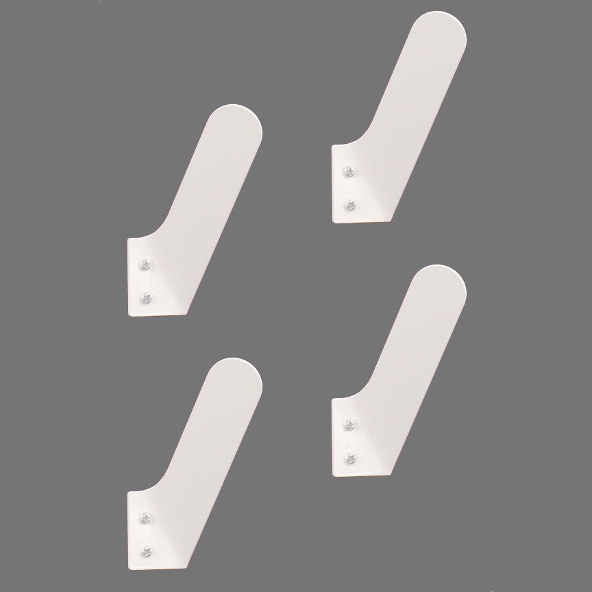 merkled modern wall hook white