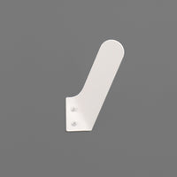 merkled modern wall hook white