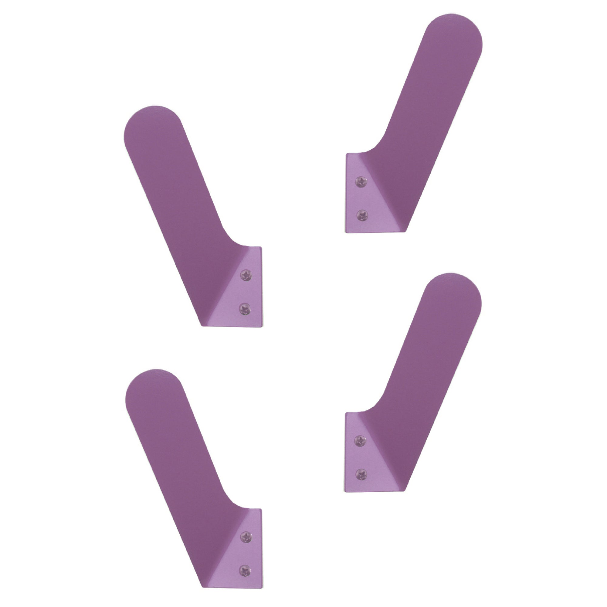 merkled modern wall hook violet