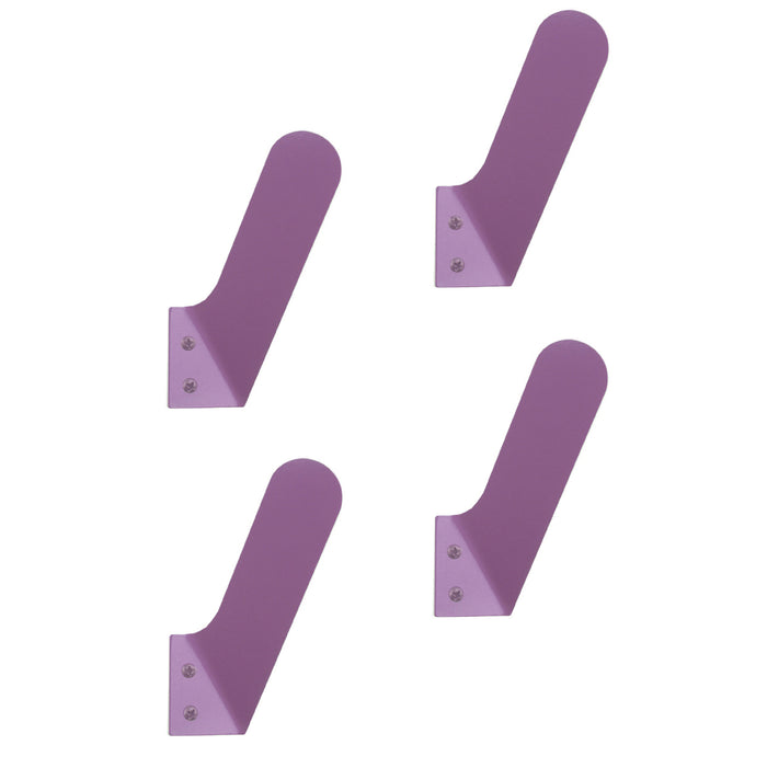 merkled modern wall hook violet