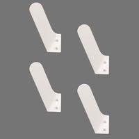 merkled modern wall hook white