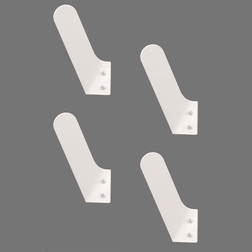 merkled modern wall hook white