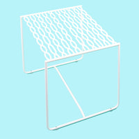 merkled weave side table