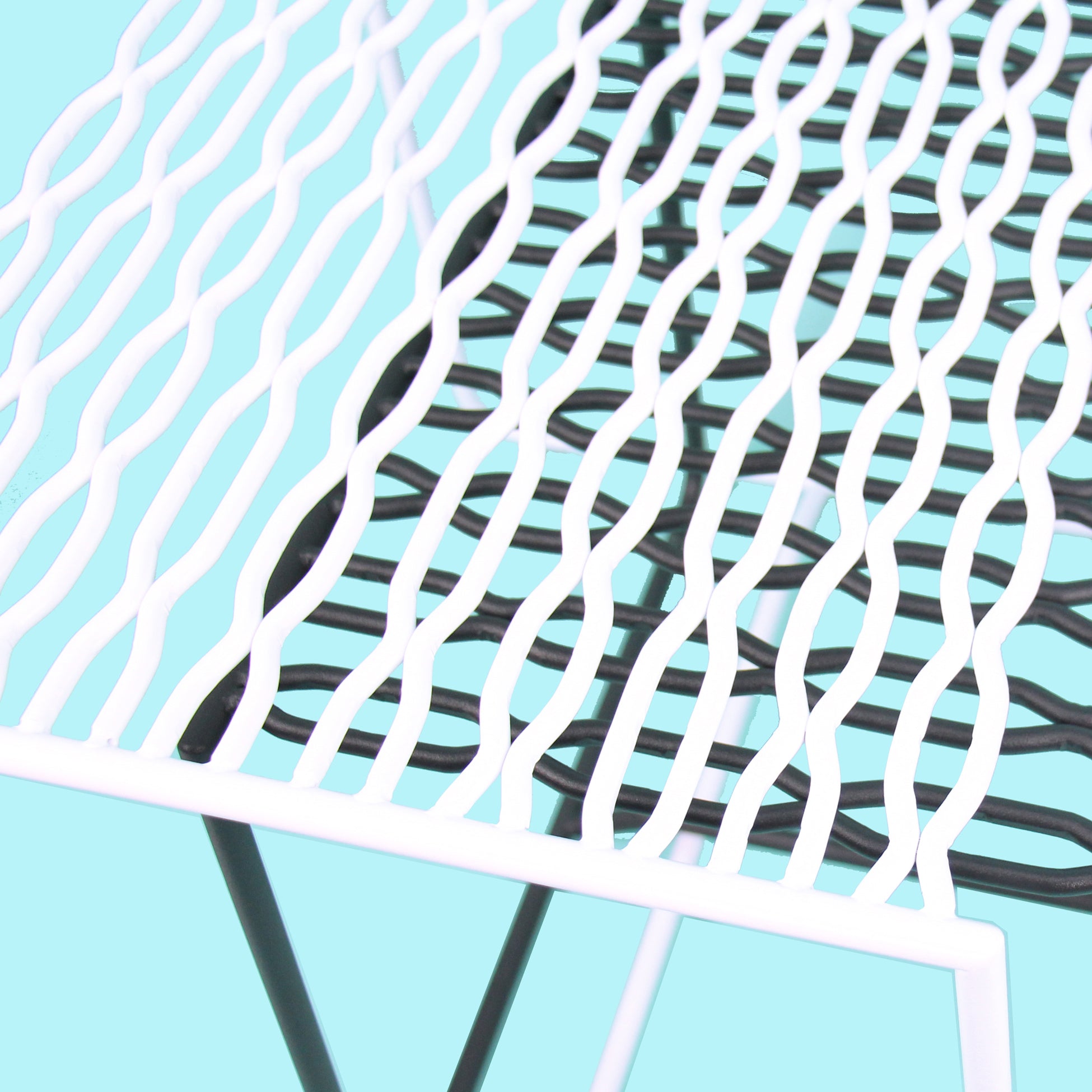 merkled weave side table
